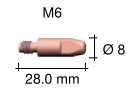 ROBOWH242D的導(dǎo)電嘴